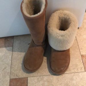 Woman’s ugg boot